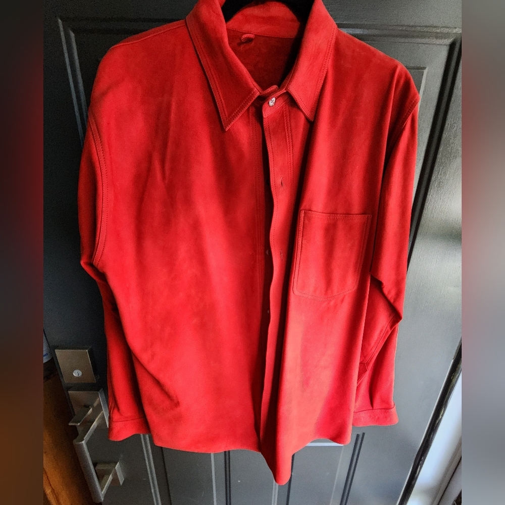 NWOT Suede Shirt Jacket